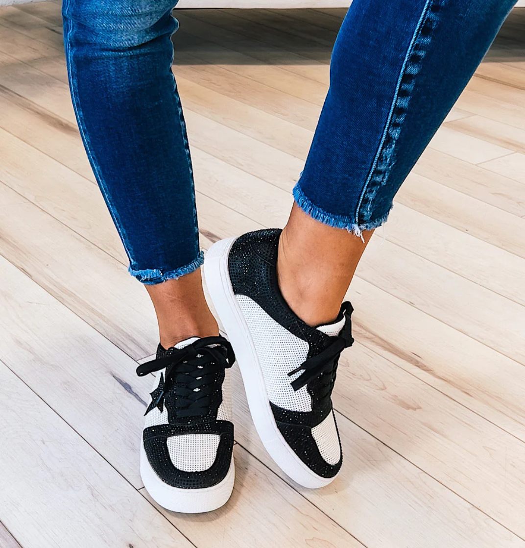 Corkys Legendary Sneakers - Black Crystal