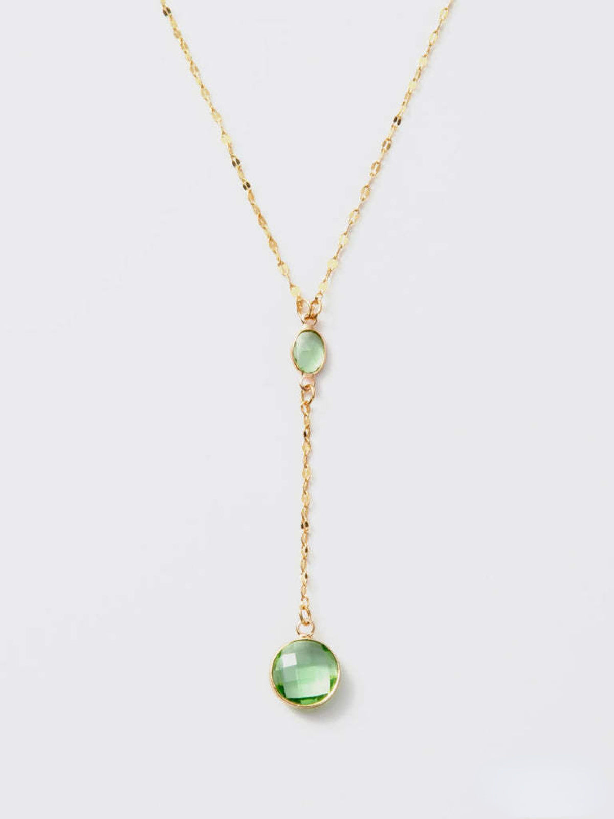 Melania Clara Crystal Connector and Pendant Y Necklace