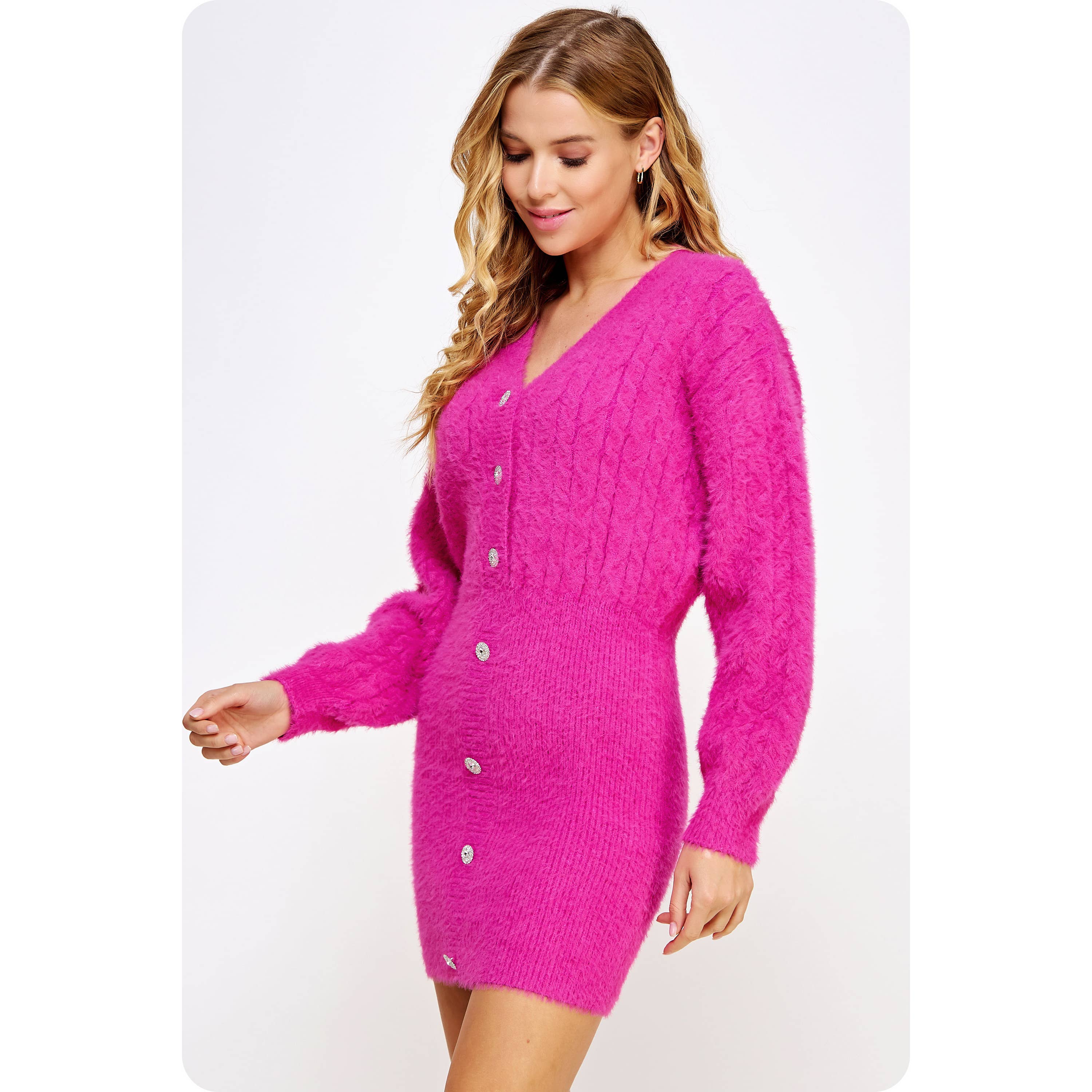 Fuchsia Luxe Dress