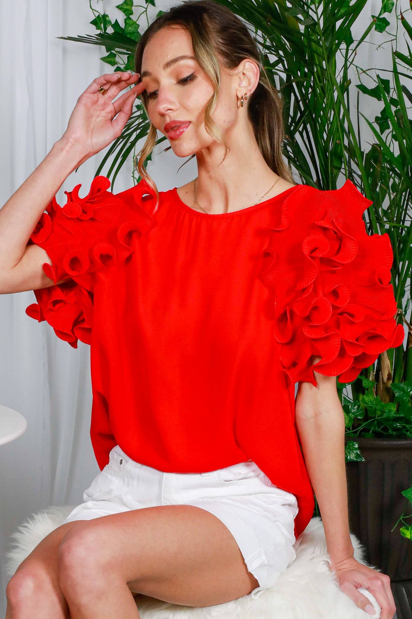 Enchanting Puff Sleeve Blouse