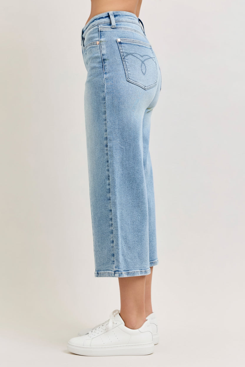 JB Vintage Seam Detail Crop Denim