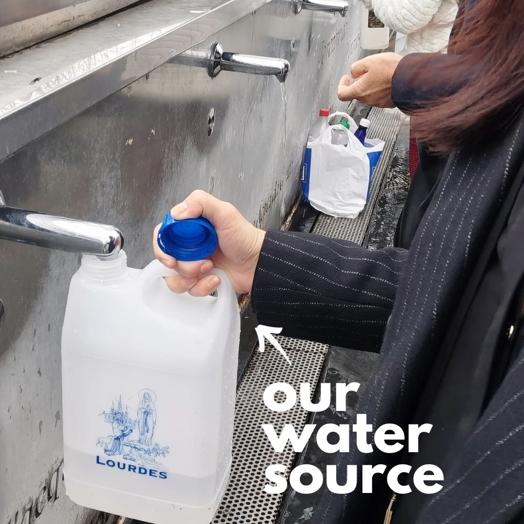 HOLY WATER STRETCH BRACELET: Crystal Pearl