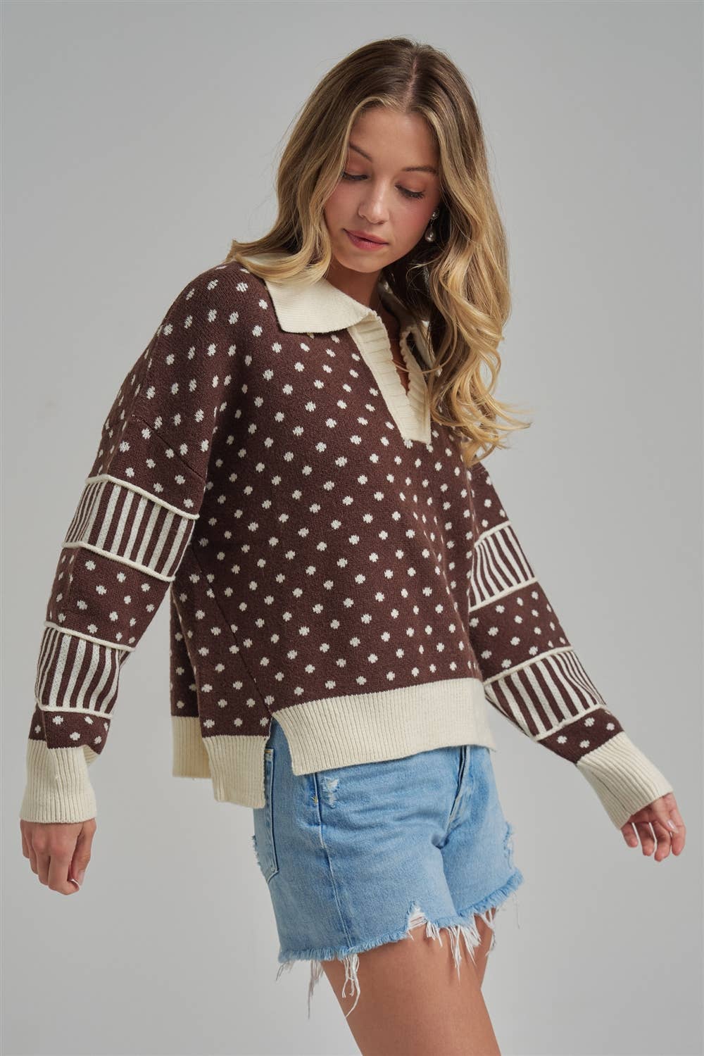 Autumn Dots Sweater