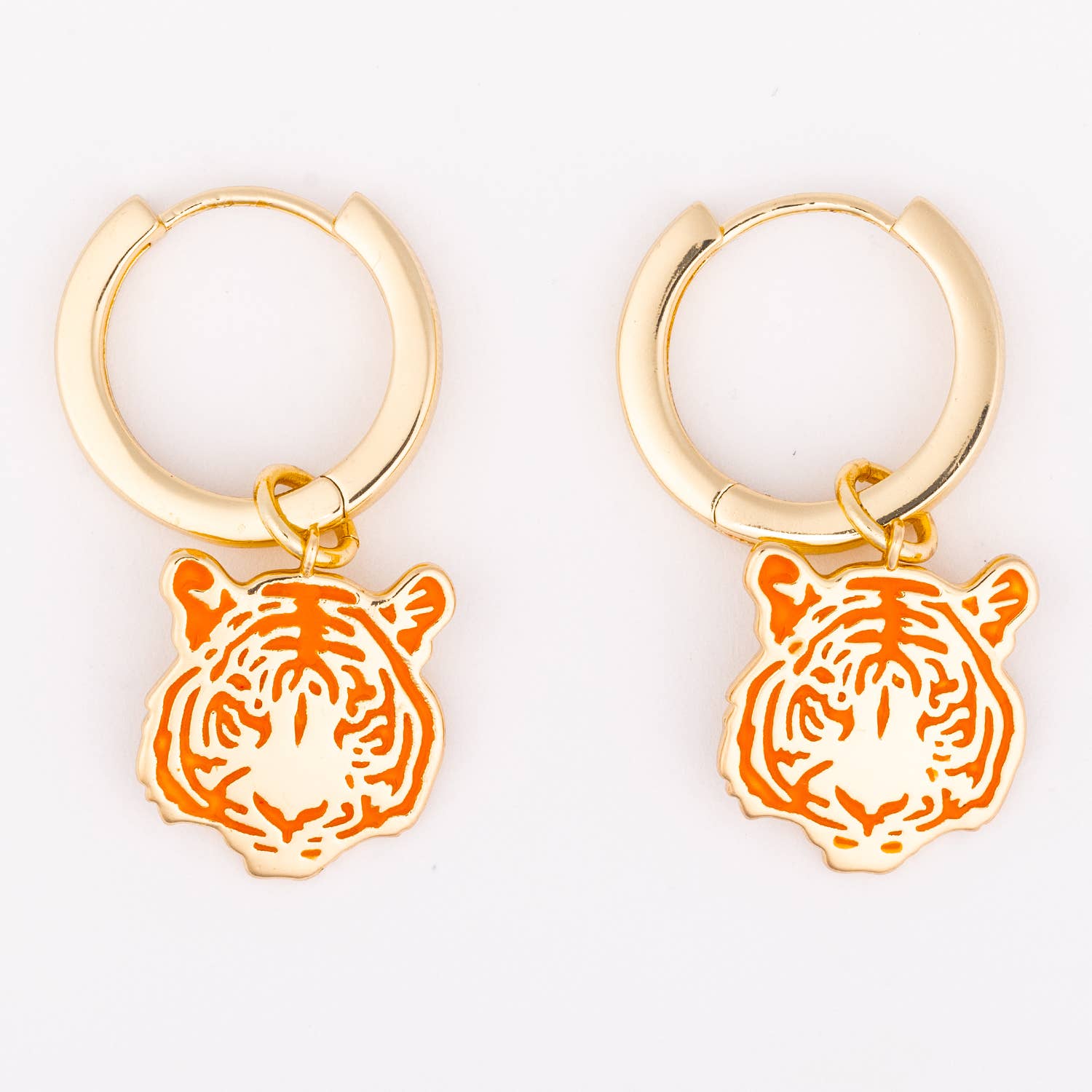 Tiger Dangle Earrings