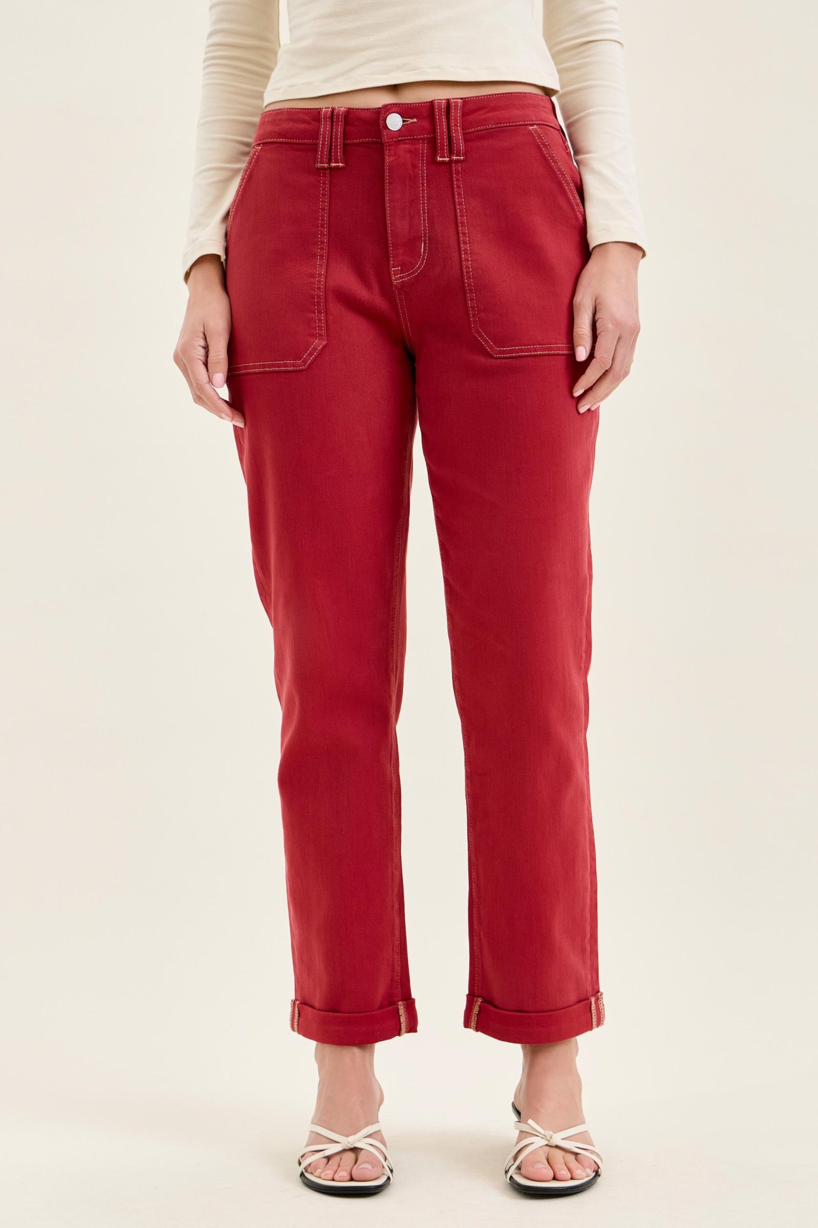 JB Vintage Red Weekenders