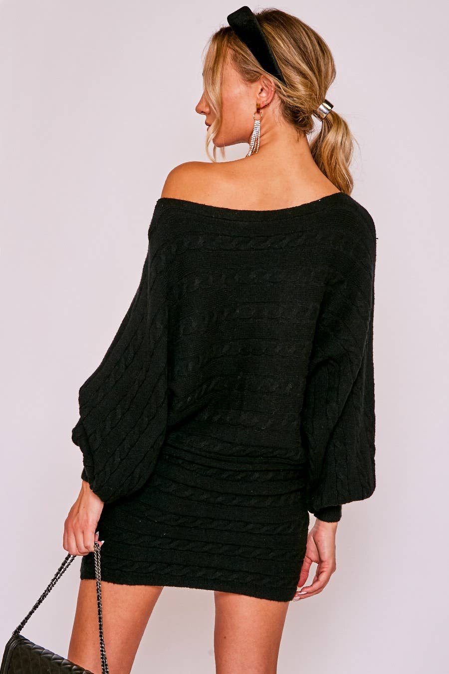 Ebony Knot Sweater Dress