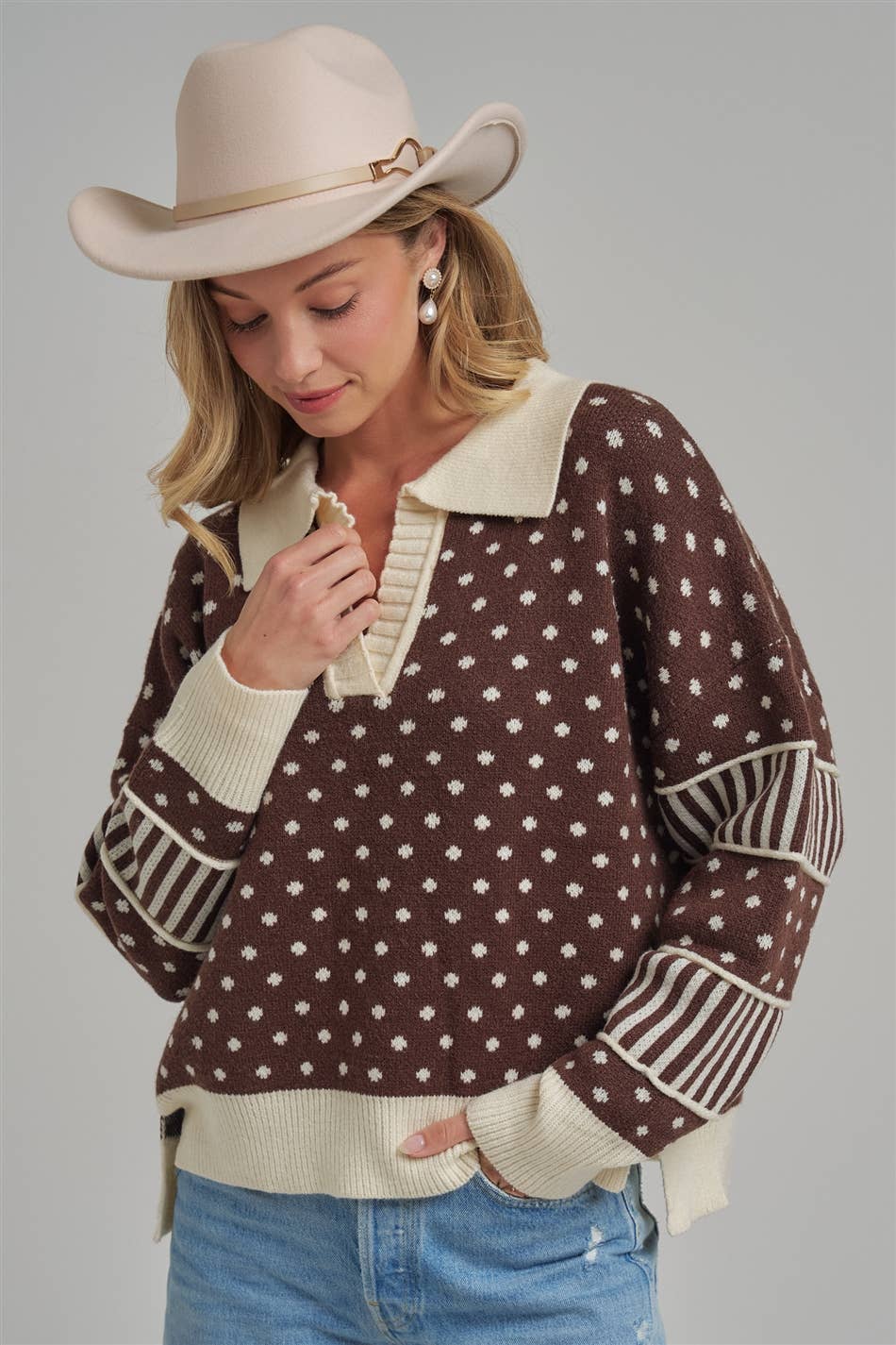 Autumn Dots Sweater