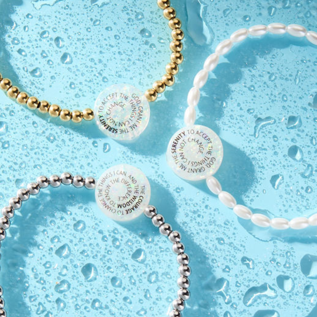 HOLY WATER SERENITY PRAYER BRACELET