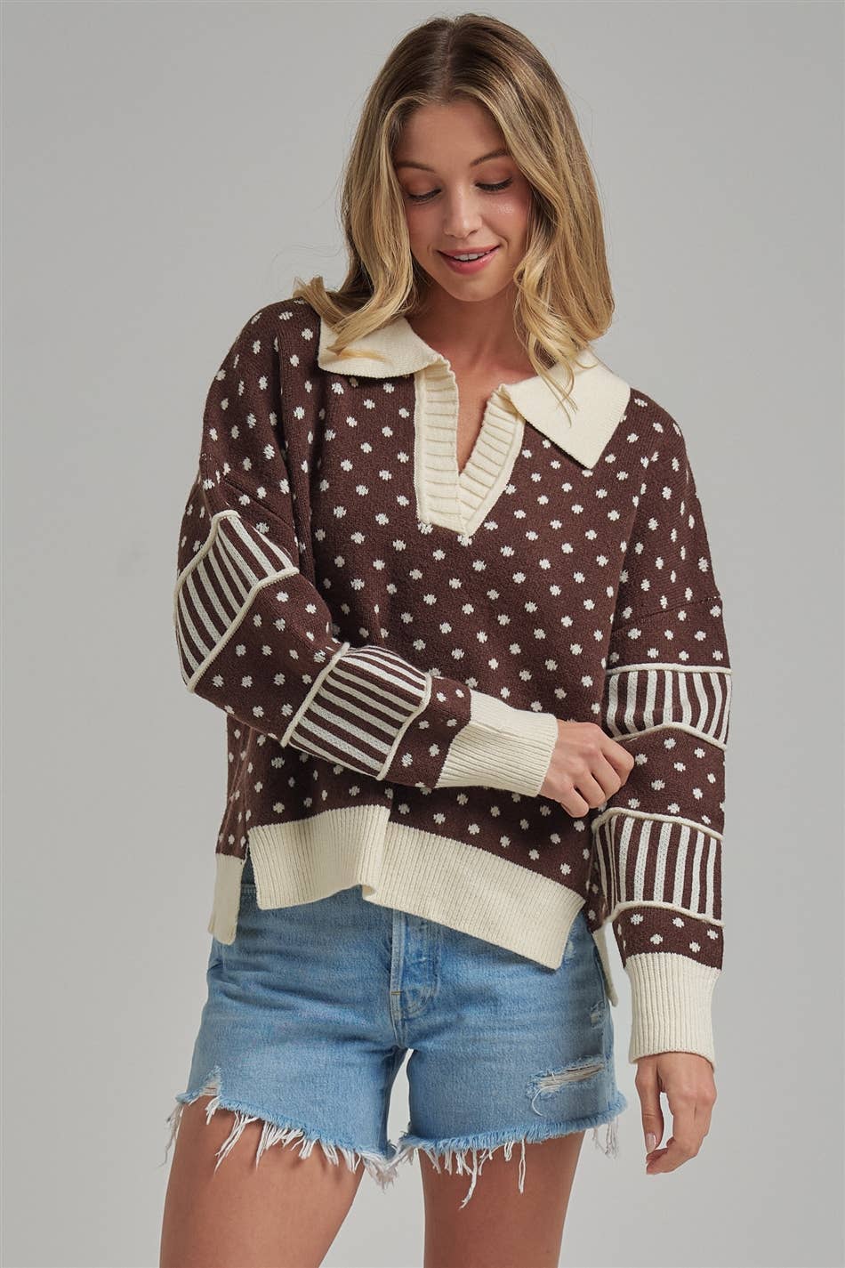 Autumn Dots Sweater