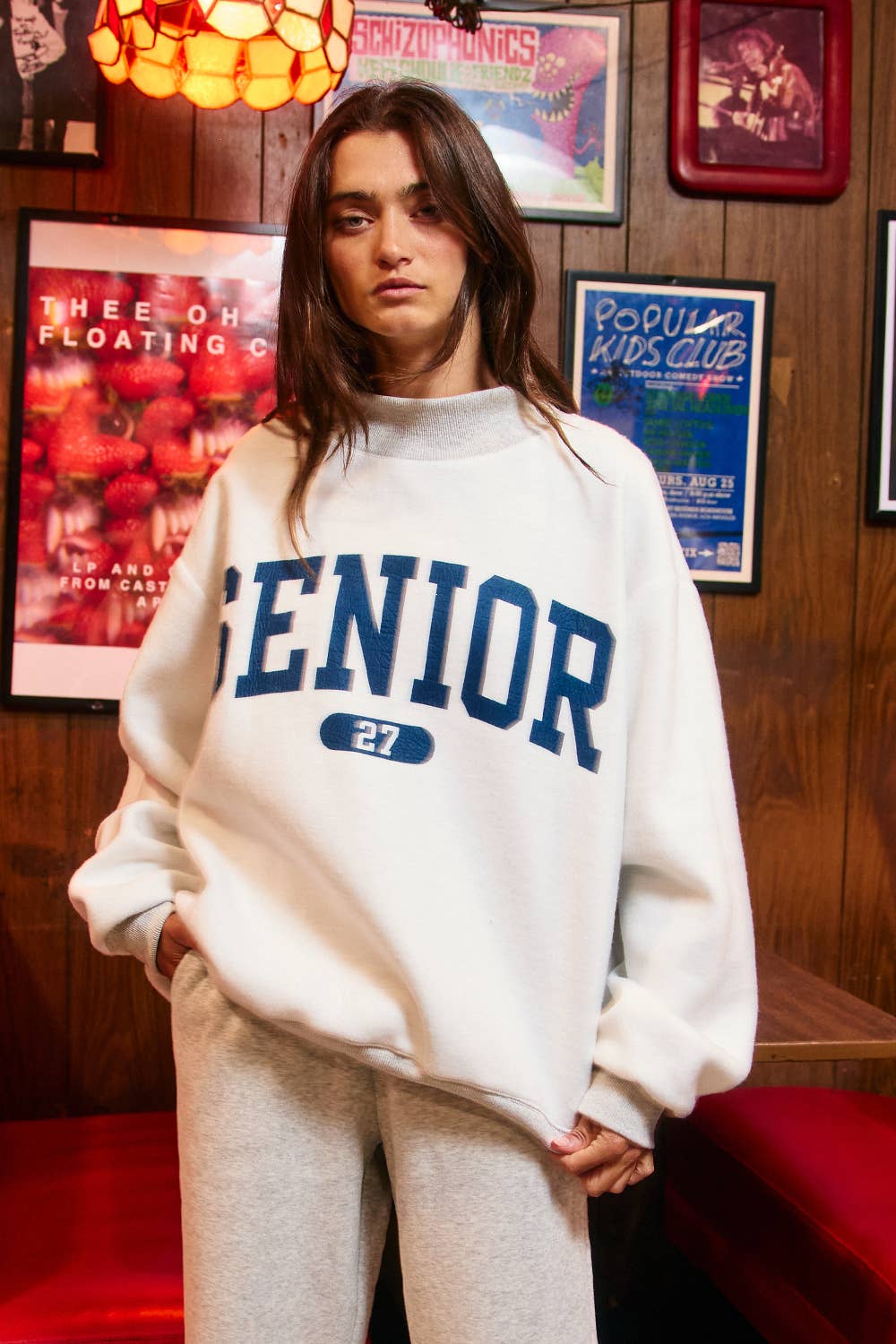 SENIOR' 27 Reversible Mock-Neck Sweatshirt
