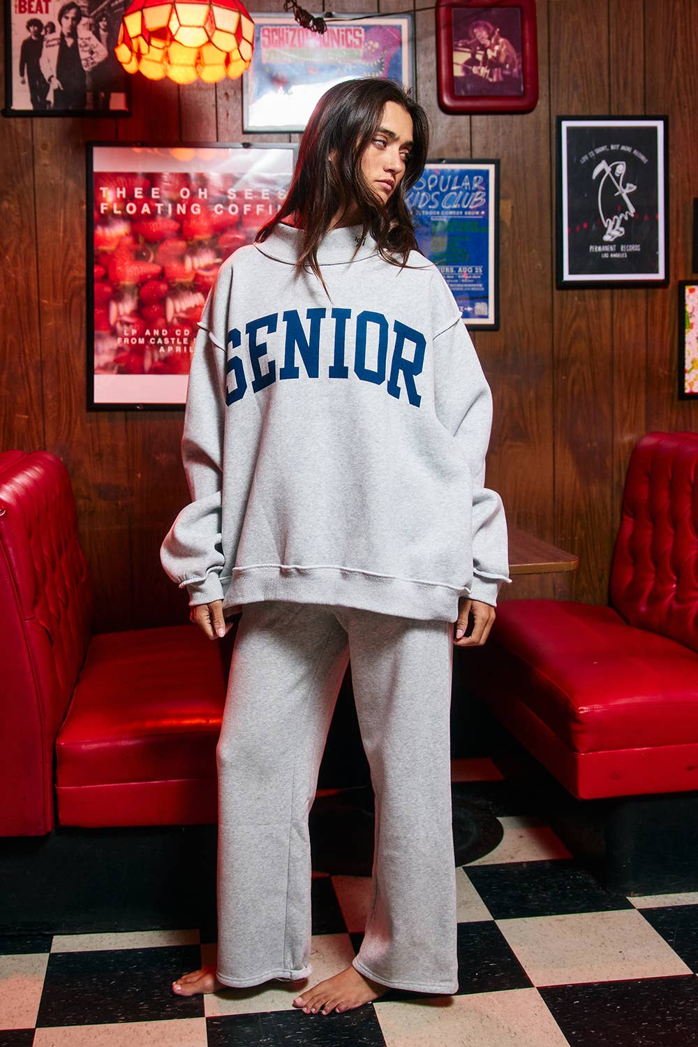 SENIOR' 27 Reversible Mock-Neck Sweatshirt