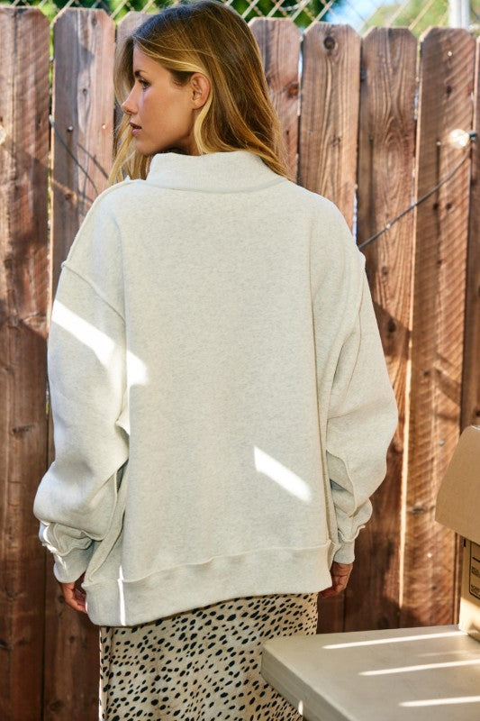 Reversible Faith Mock Neck