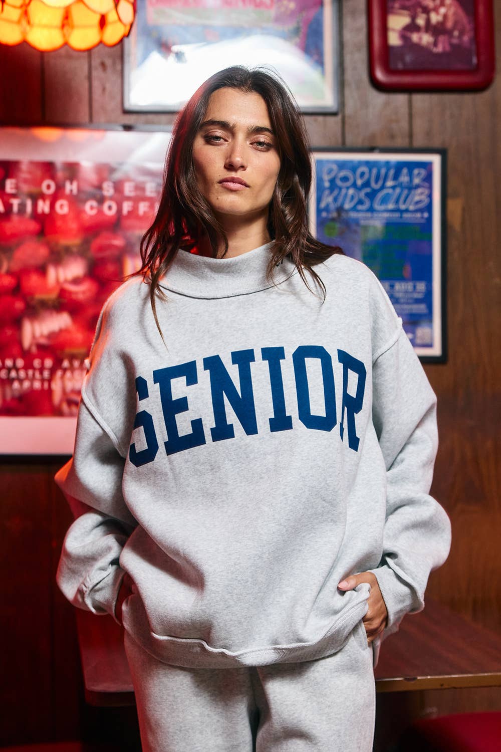 SENIOR' 27 Reversible Mock-Neck Sweatshirt