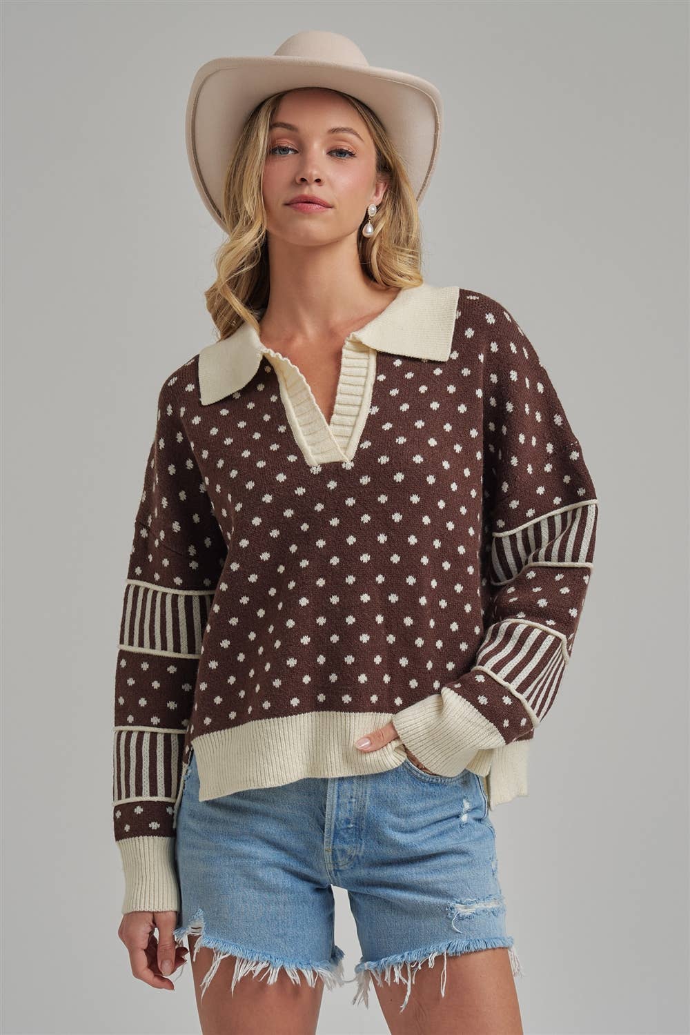 Autumn Dots Sweater