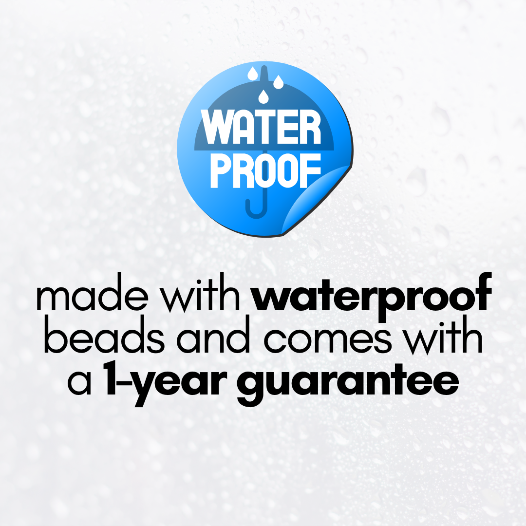 HOLY WATER STRETCH BRACELET: Crystal Pearl