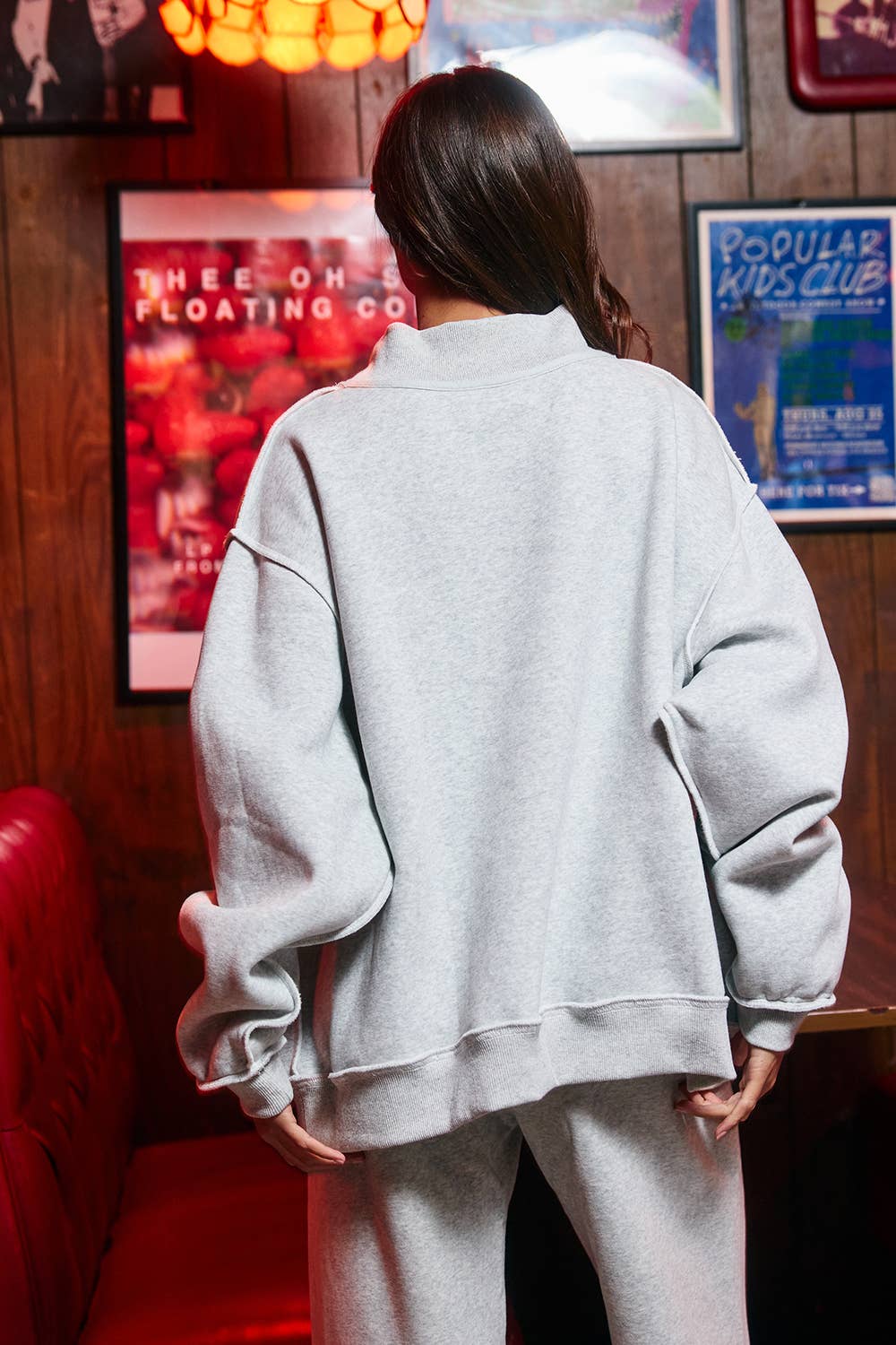 SENIOR' 27 Reversible Mock-Neck Sweatshirt