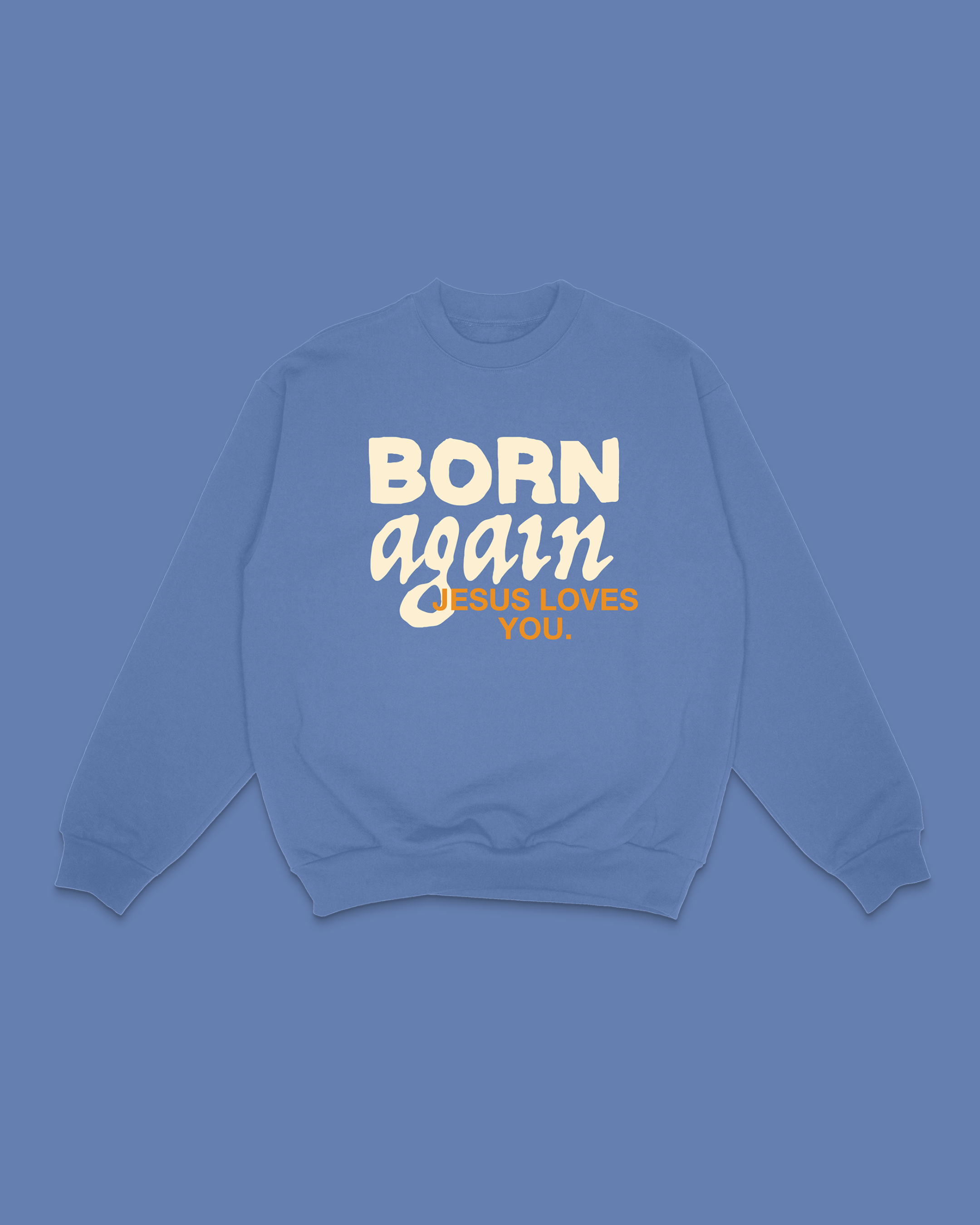 Born Again Dove Crewneck