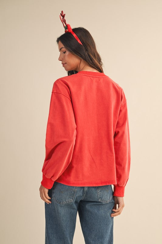 Holiday Bow Babe Top