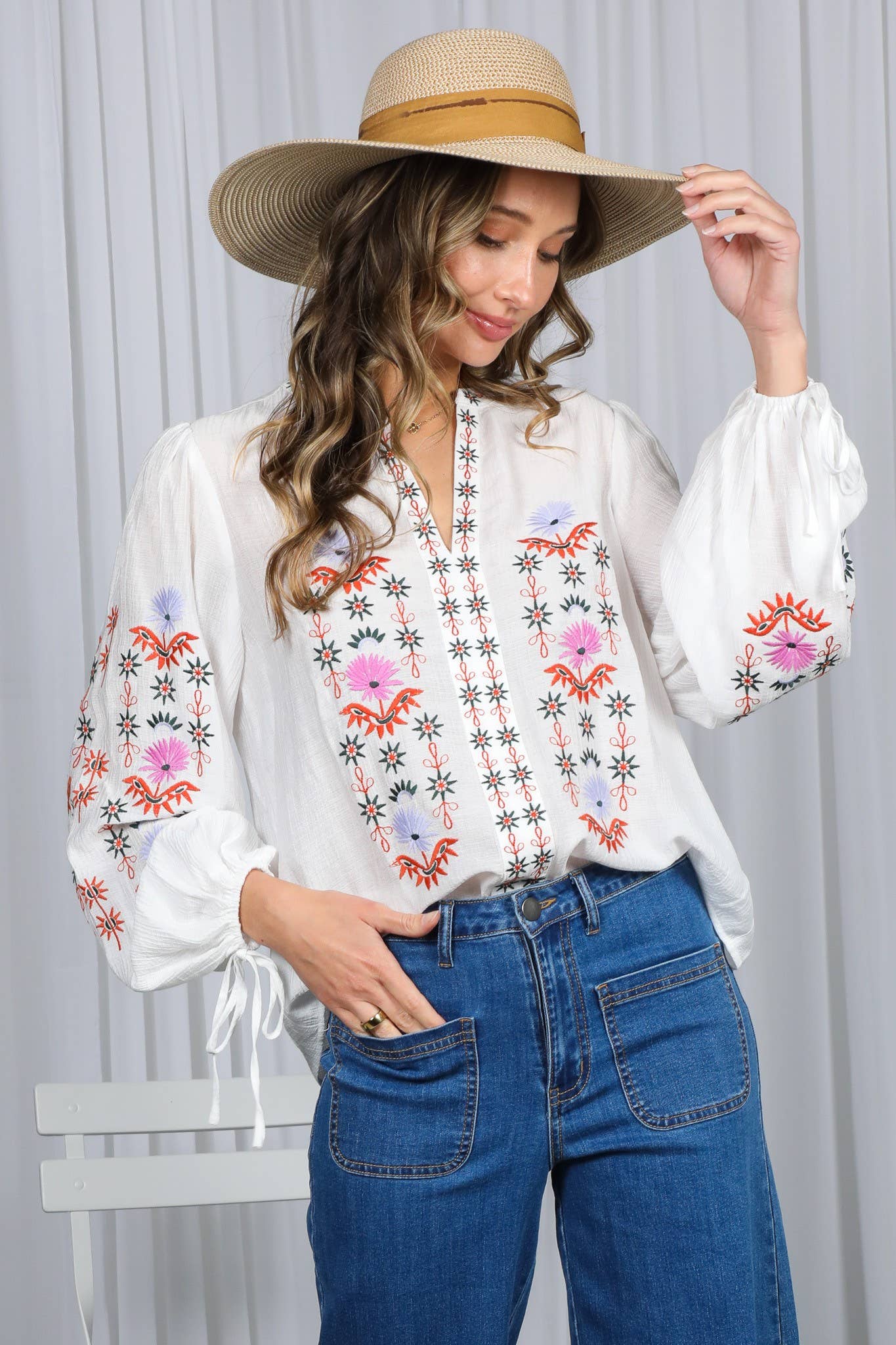 Vintage Embroidered Blouse