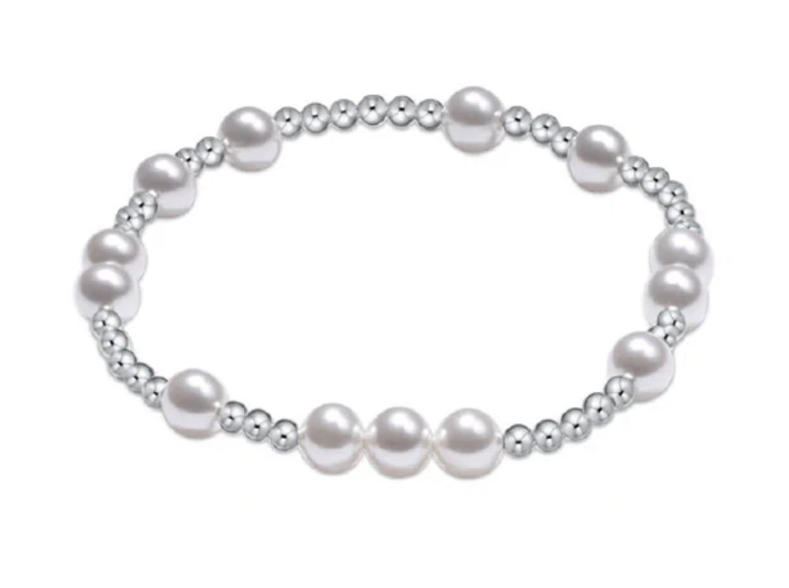 Enewton hope unwritten sterling 5mm bead bracelet - pearl