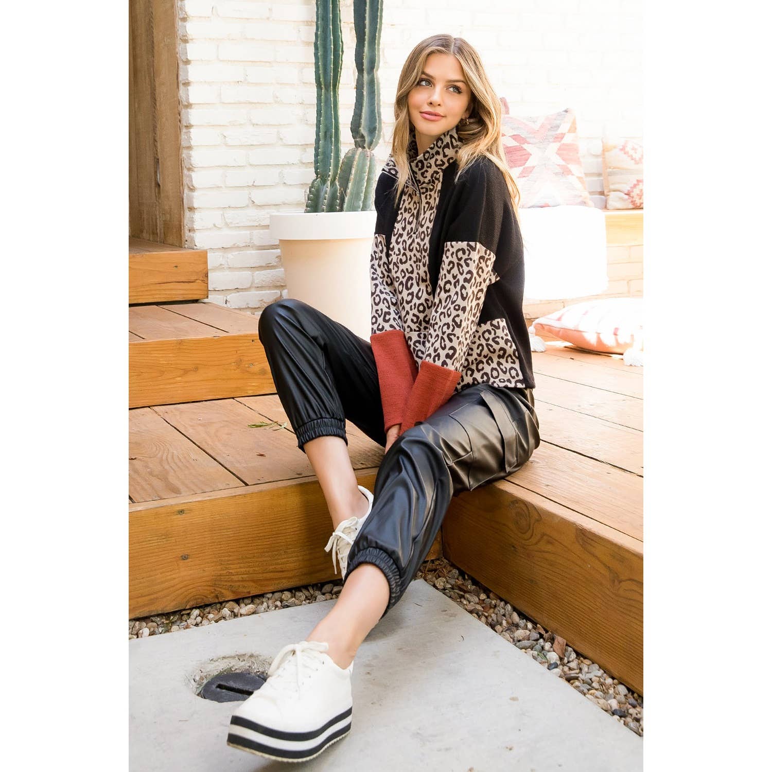 Wild Zip Pullover Sweater