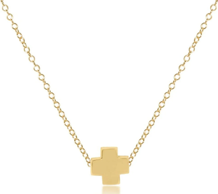 enewton 16" necklace gold - signature cross gold