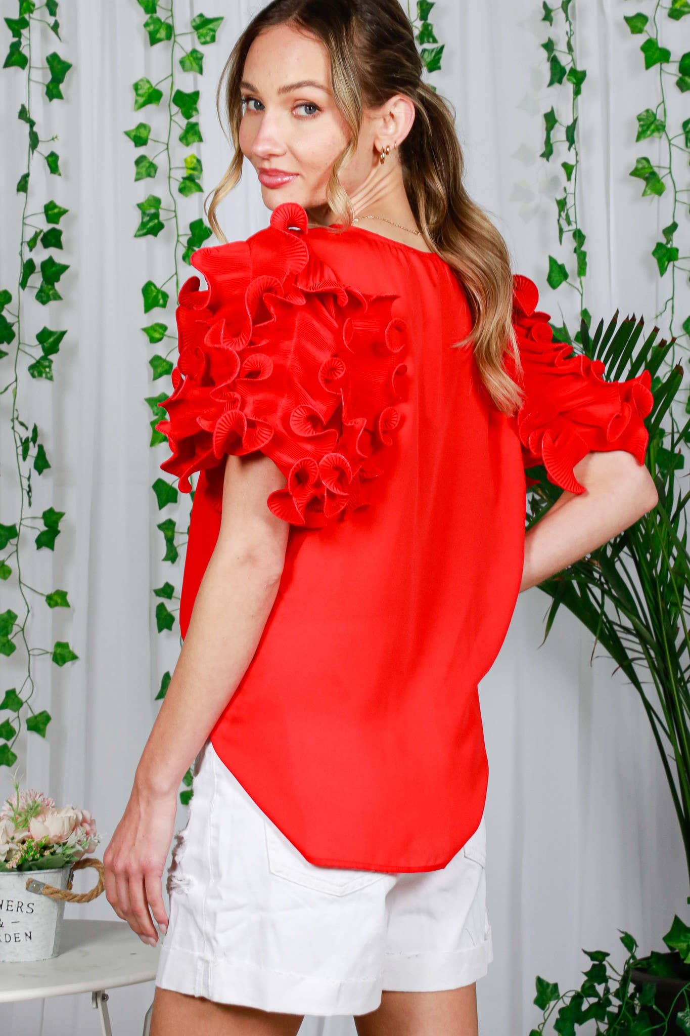 Enchanting Puff Sleeve Blouse