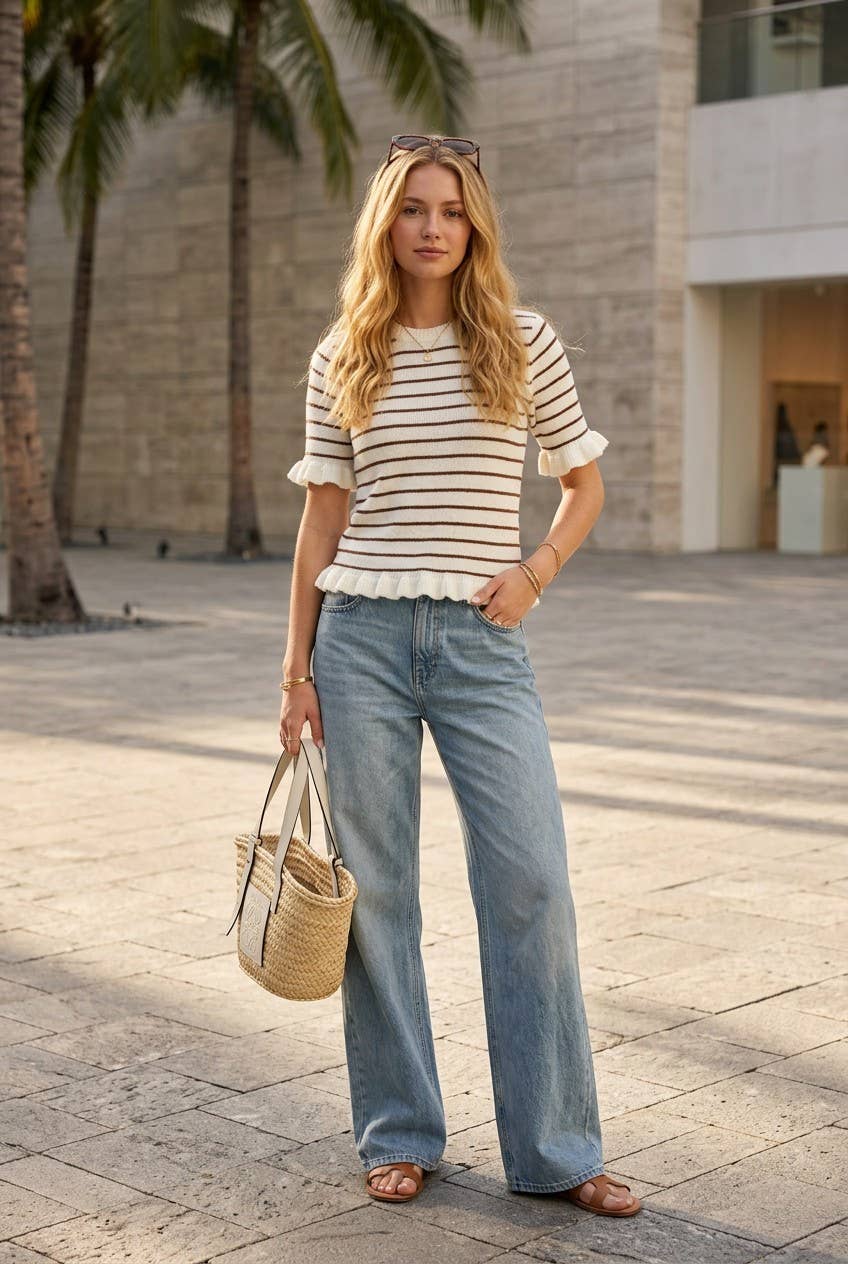 Sweet On Stripes Sweater