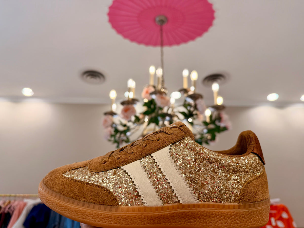 Corkys Heads Up Chestnut Glitter