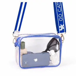 Clear Stadium Purse with UK Shoulder Strap