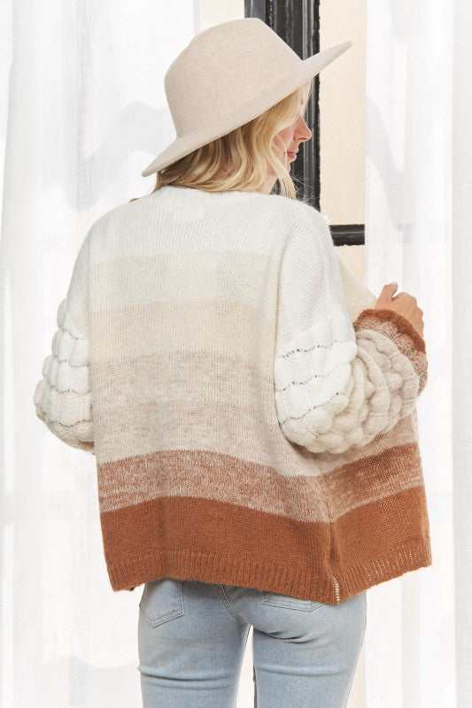 Cozy Ombré Cardigan