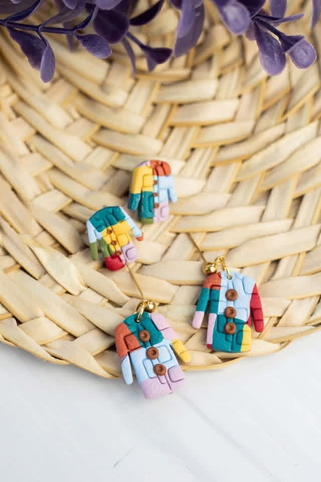 Dolly Coat Of Many Colors Earrings