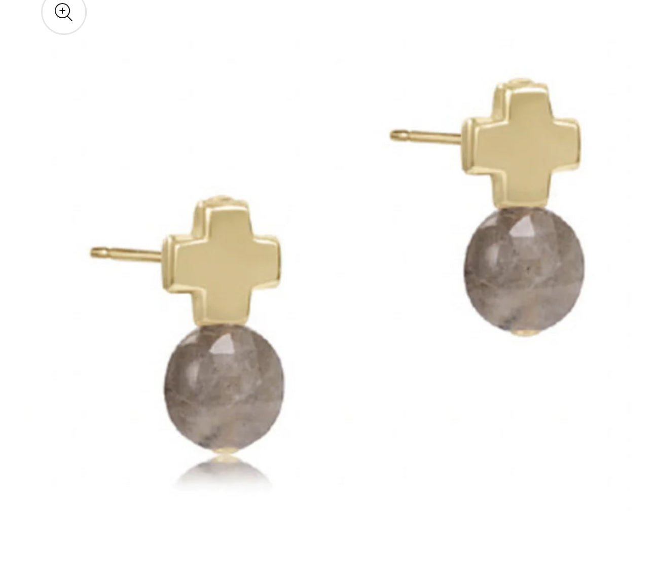 Enewton Signature Cross Gold Stud Earrings