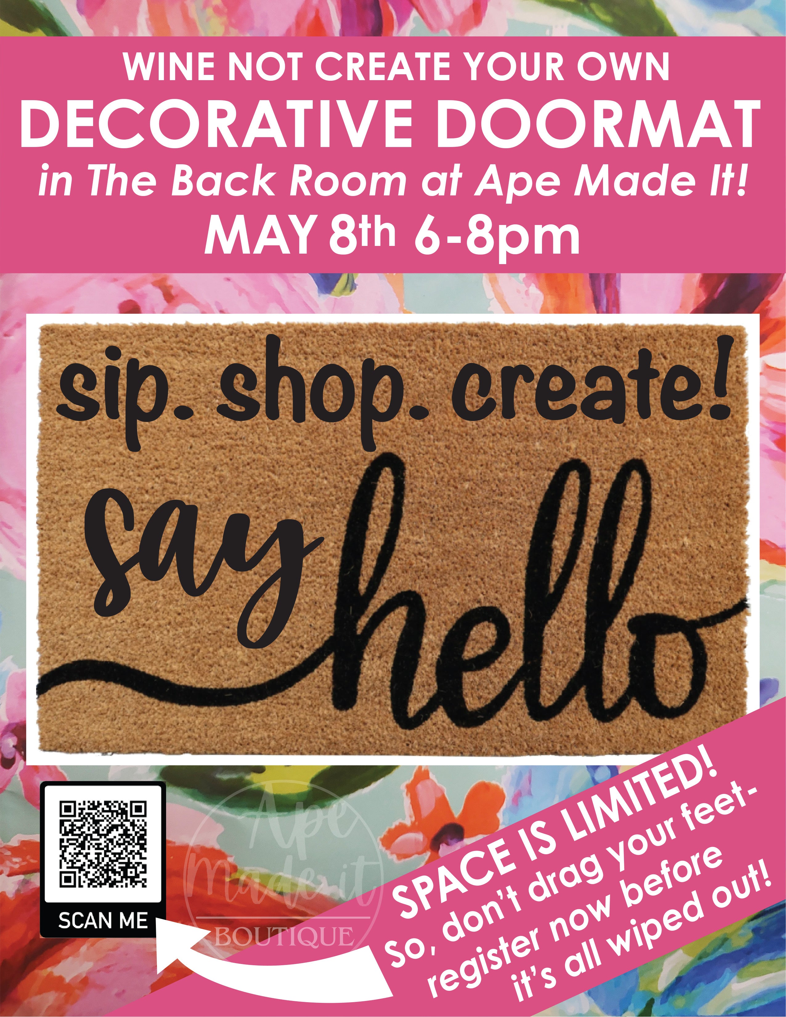 Spring Doormat Craft Night