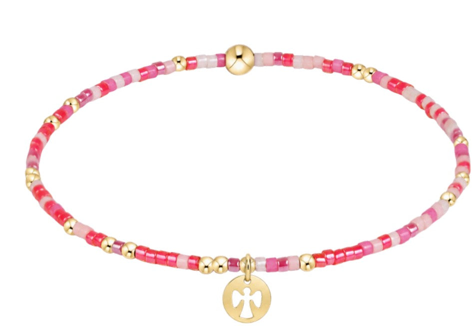 enewton egives to Kesem Kids Hope Unwritten Breast Cancer Awareness bracelet