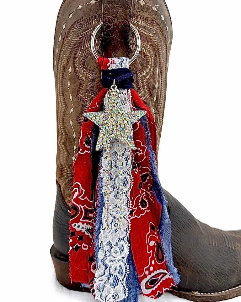 America 250th Boot Charm & Earrings