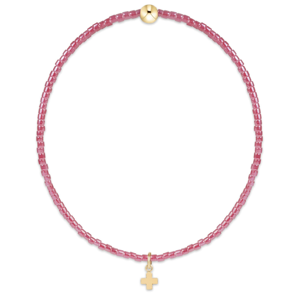 Hope Classic Signature Cross Bracelet - Pink Champagne by enewton