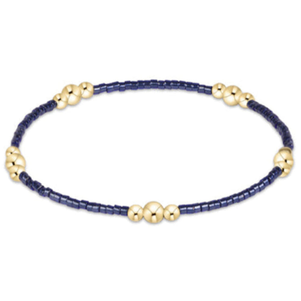 Hope Purpose Gold Bracelet - Navy by enewton