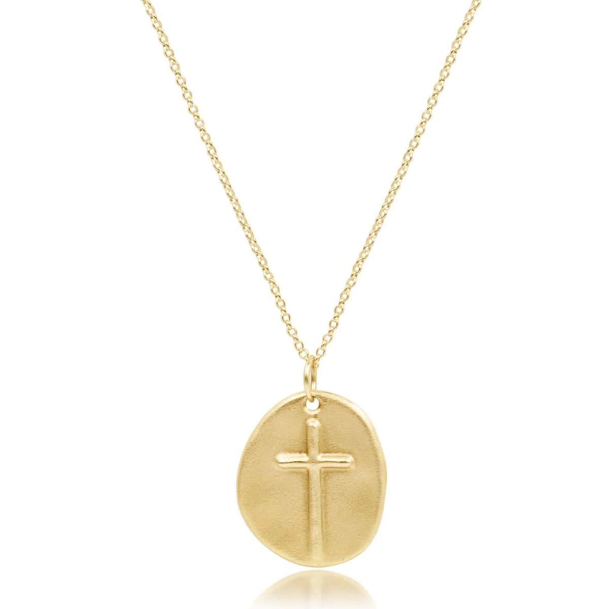 enewton 16" Necklace - Inspire large Cross and Guardian Angel Charm