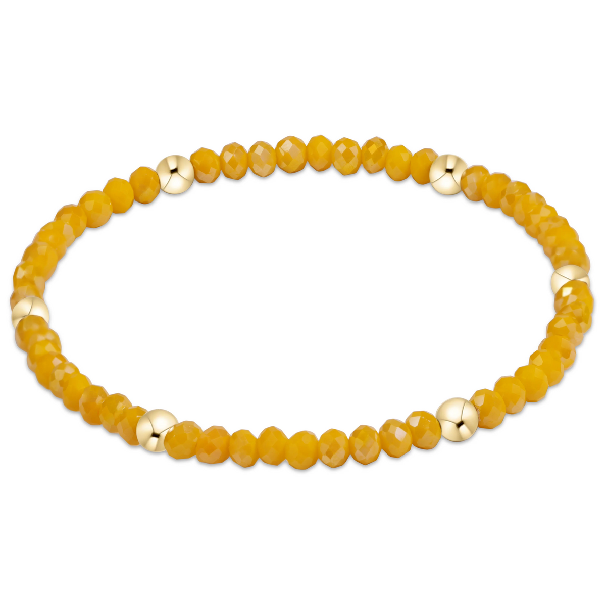 enewton gameday flirty presence bracelet - golden yellow