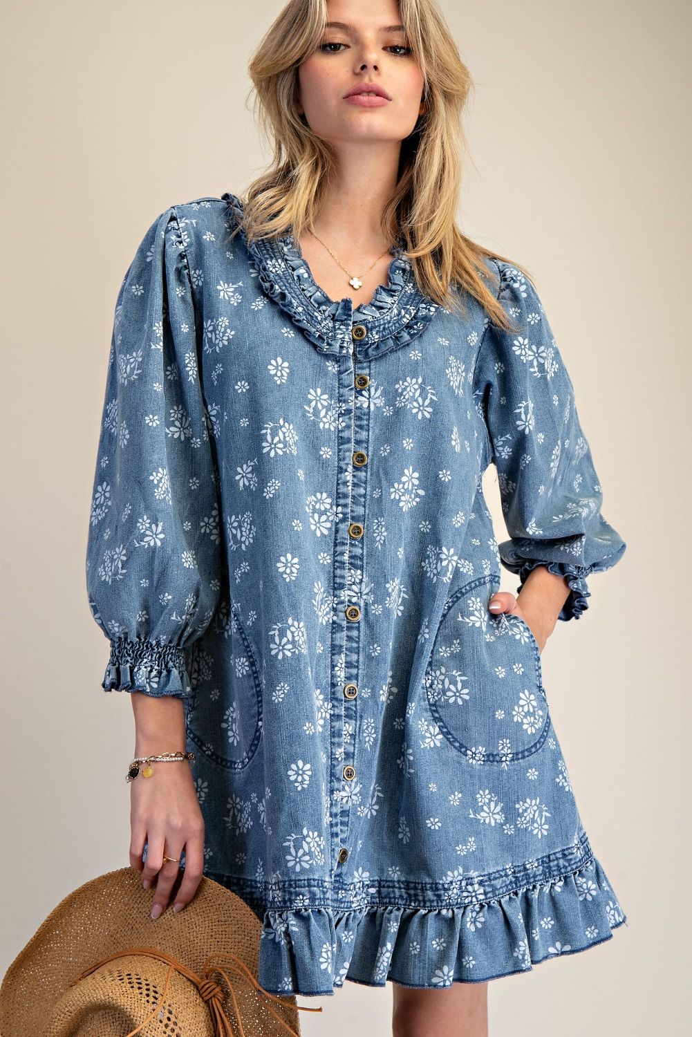 Daisy Days Denim Dress