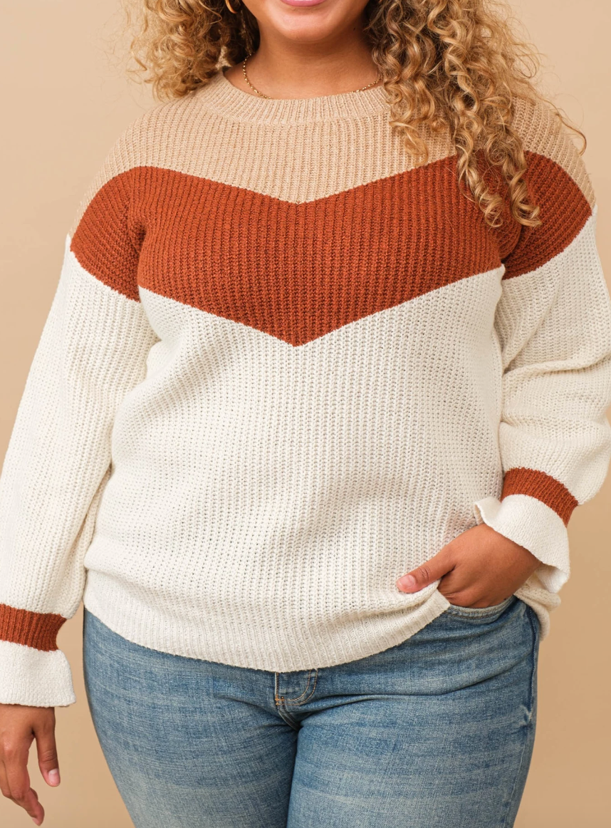 Cozy Brownie Knit Sweater