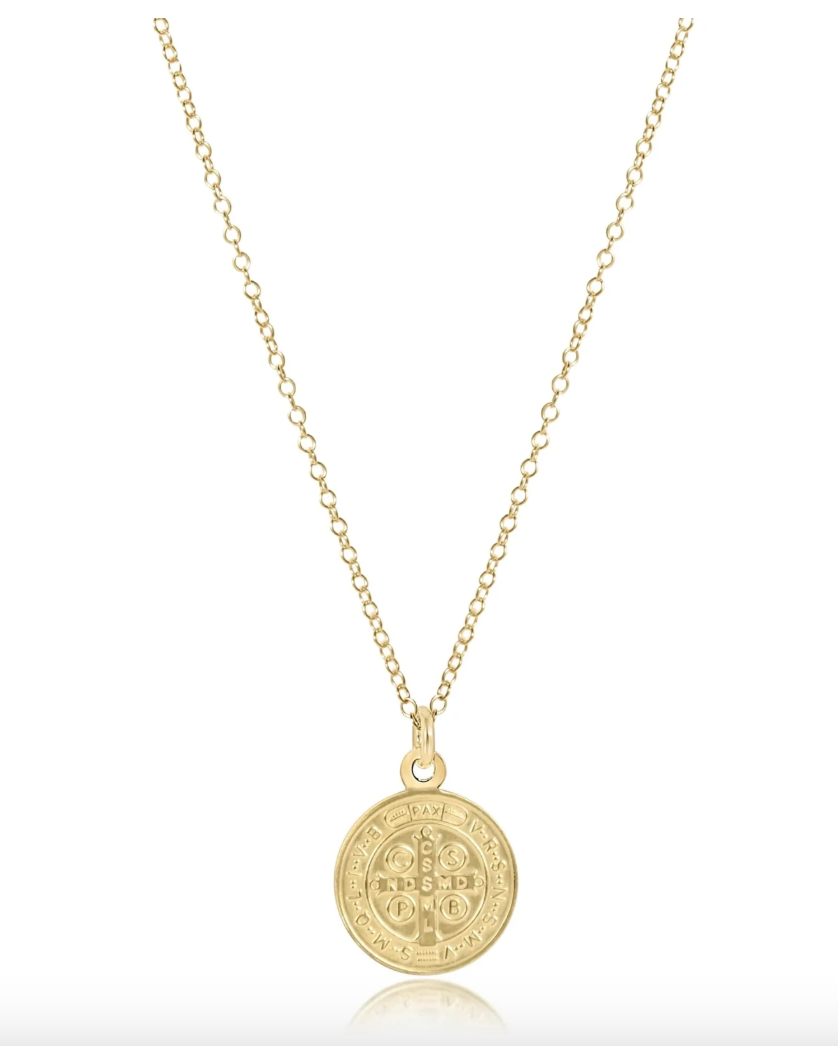 Enewton 16" Necklace Gold - Blessing Gold Disc