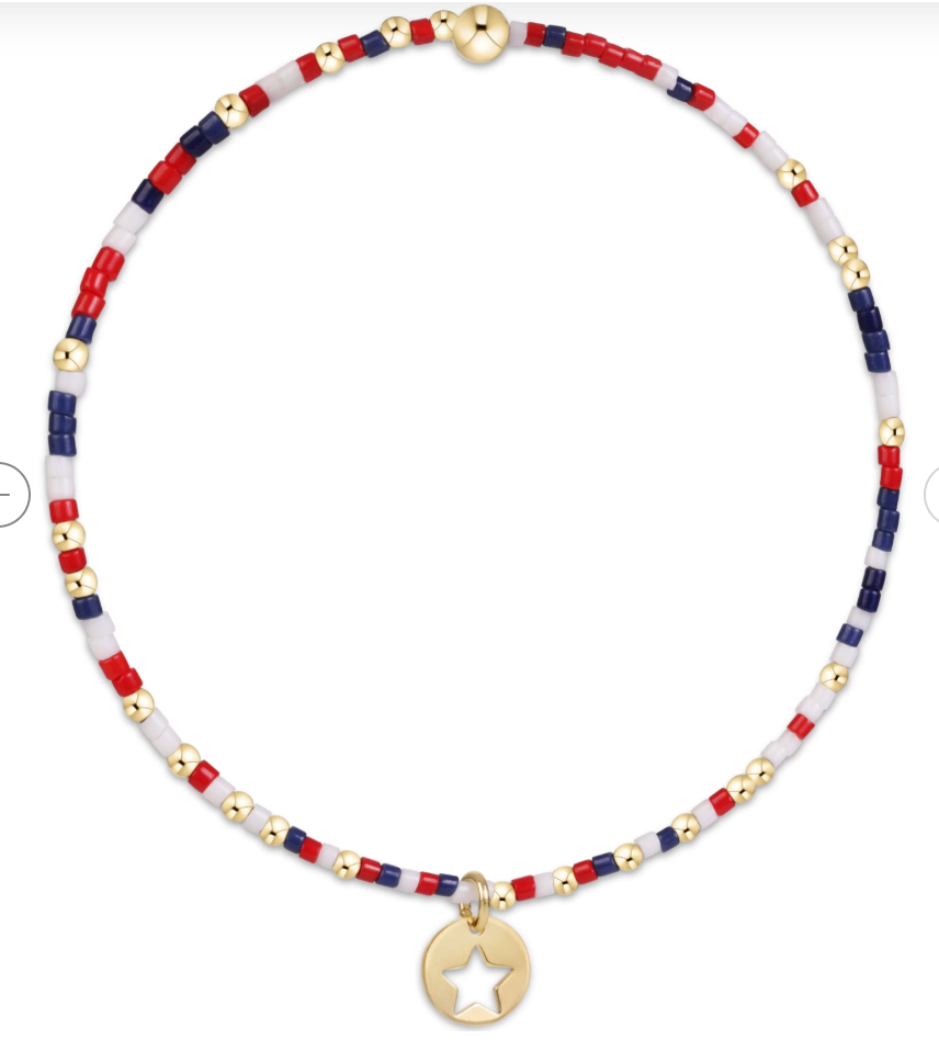 Enewton Hope Unwritten Bracelet - Firecracker - Star Small Gold Disc