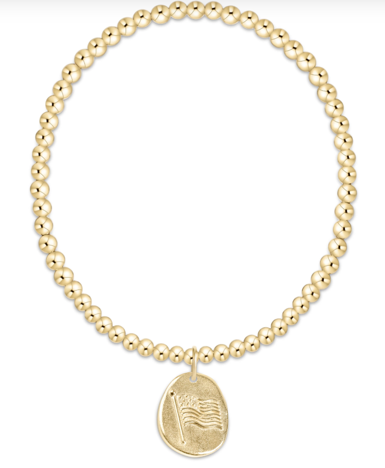 Enewton Classic Gold Bracelet - Inspire America Gold Disc