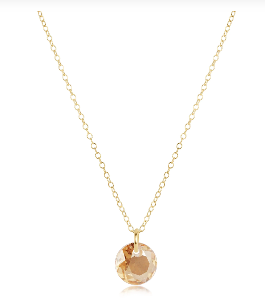 Enewton 16" Necklace Gold - Reflection Small Charm