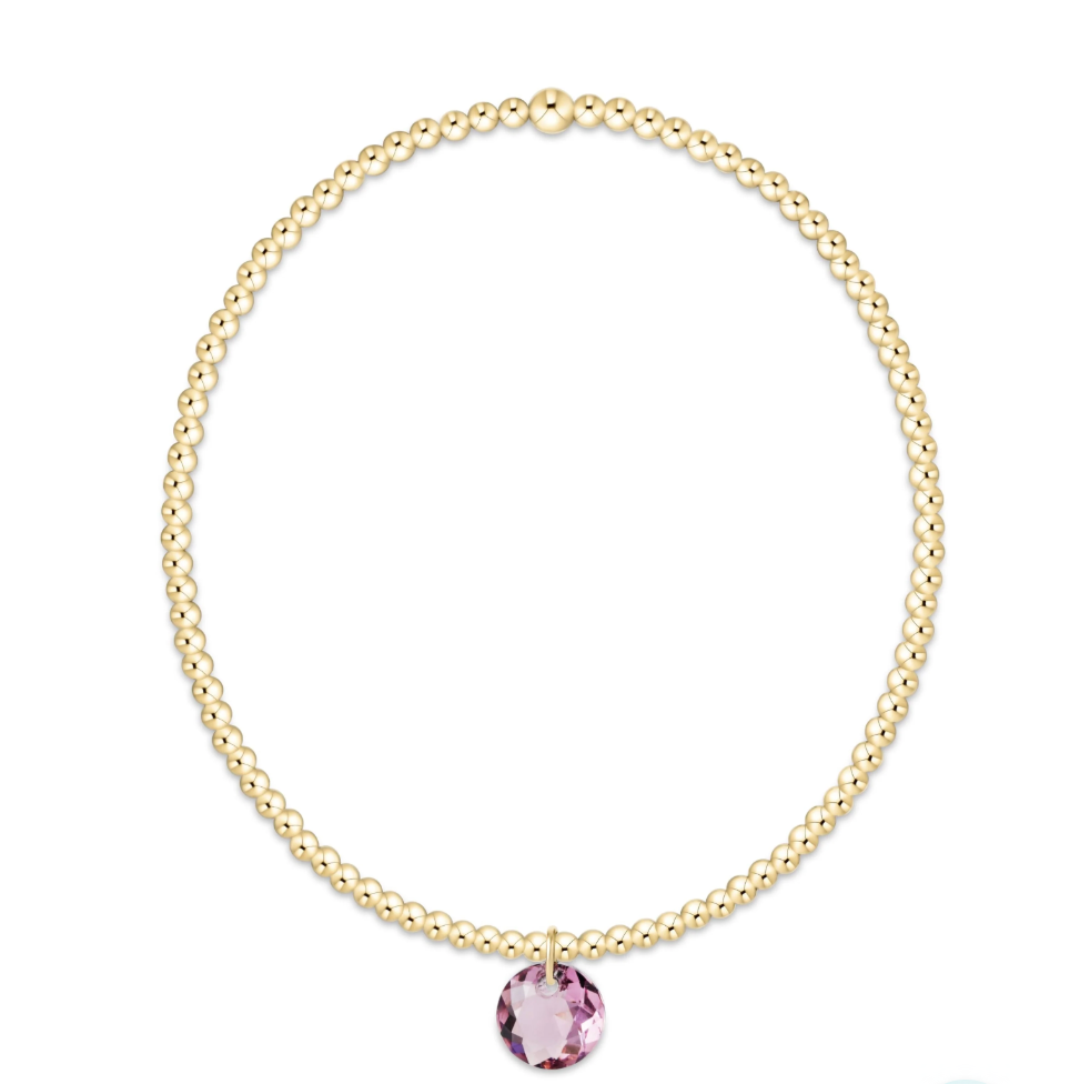 Enewton Classic Gold 2mm Bracelet - Reflection Small Charm