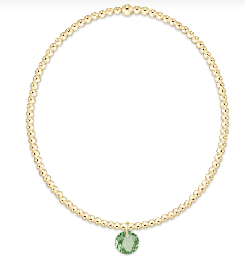 Enewton Classic Gold 2mm Bracelet - Reflection Small Charm