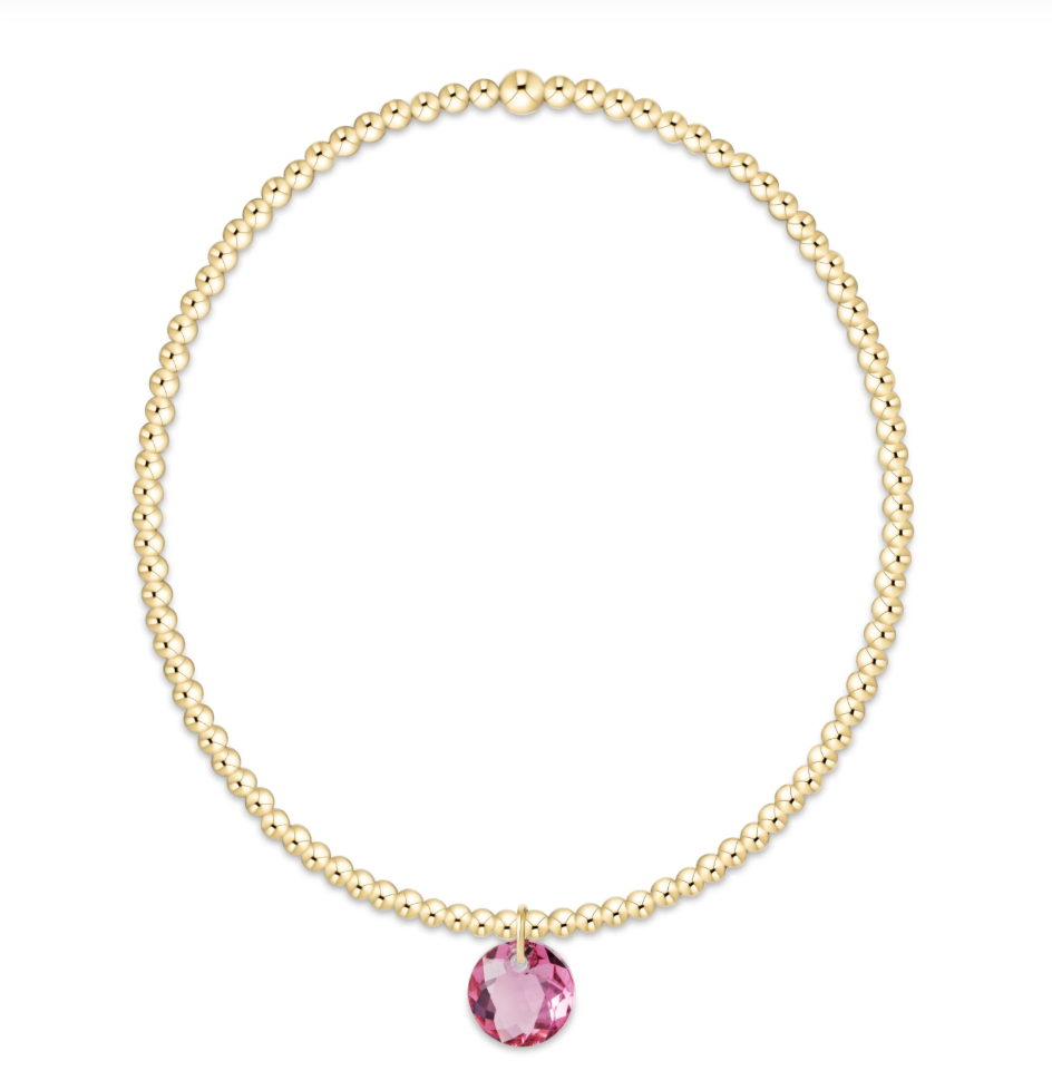 Enewton Classic Gold 2mm Bracelet - Reflection Small Charm