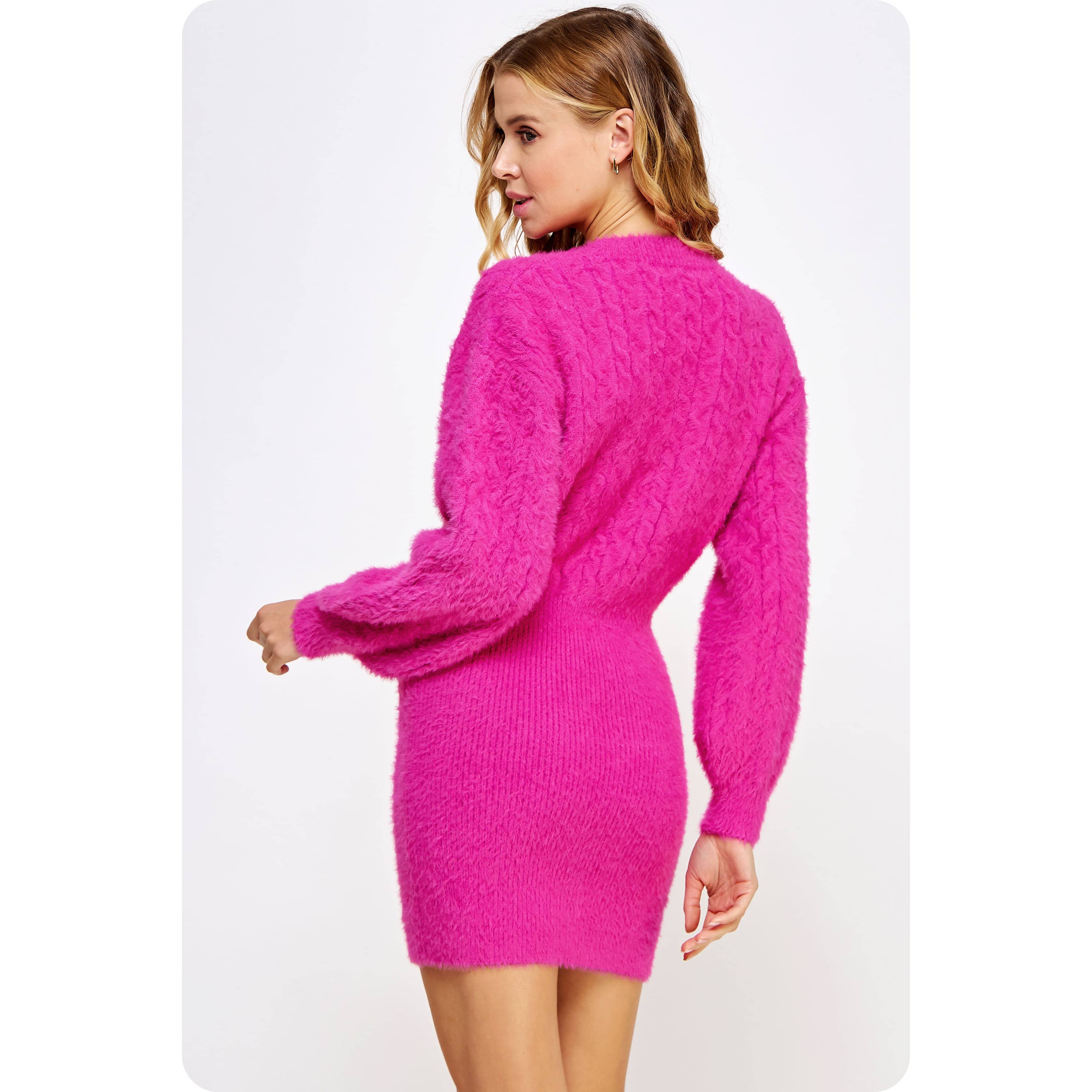 Fuchsia Luxe Dress